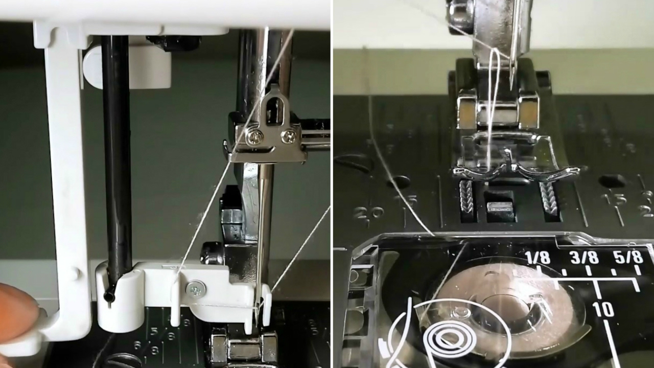 How to thread a sewing machine | Janome 525S