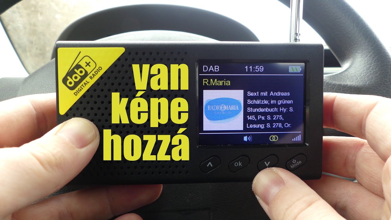 RÁDIÓ KÉPPEL: DAB-PC1 unboxing és teszt