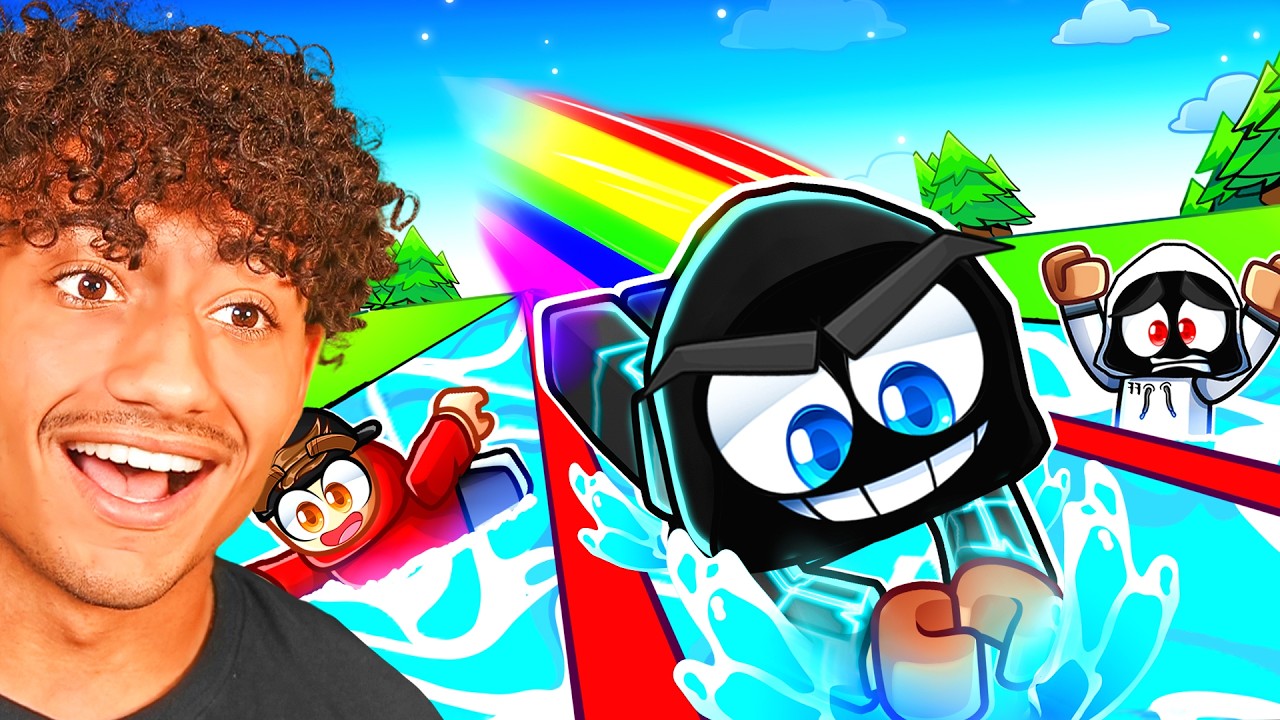 Swimming 8,954,362 Laps in Roblox Swim Race!