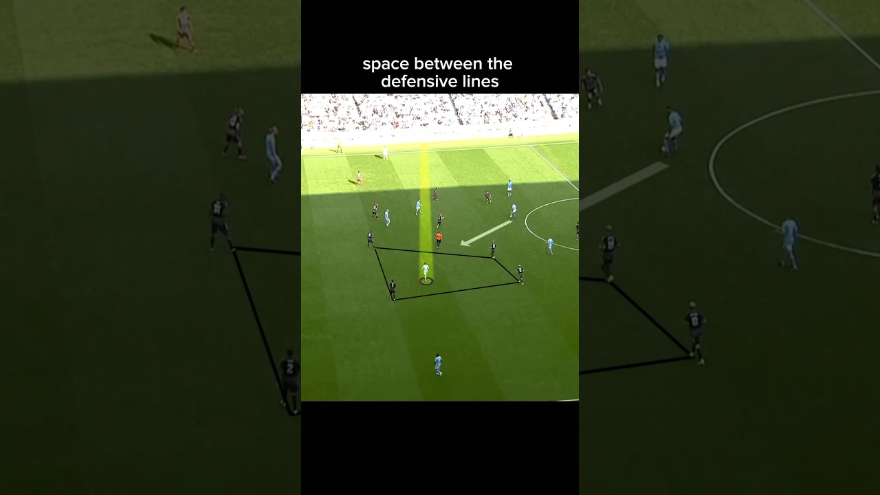 MASTERCLASS 😍 of Playing as an Attacking Midfielder 🧠| Man City Tactics Breakdown #football #soccer