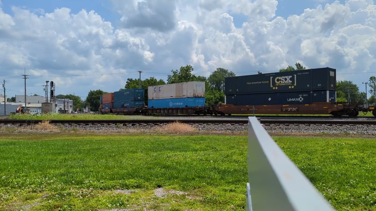 Train watching at Deshler Crossroads Park
