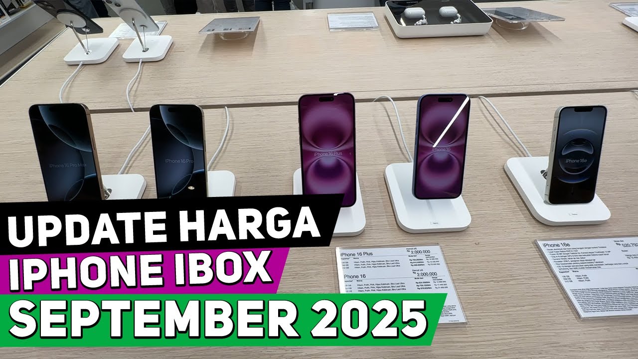 Update Harga iPhone iBox September 2025 | Menunggu iPhone 17 Rilis!