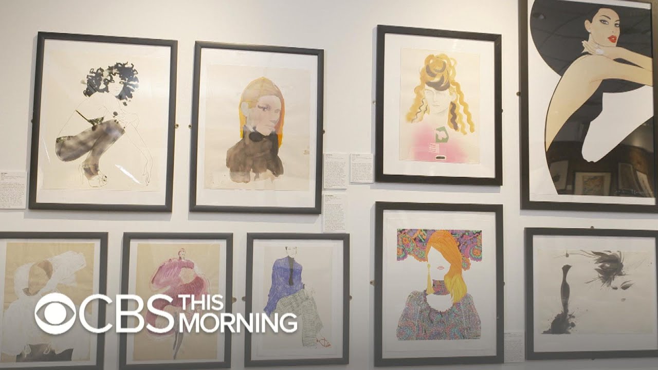 A century of fashion illustrations brought to life at new exhibit