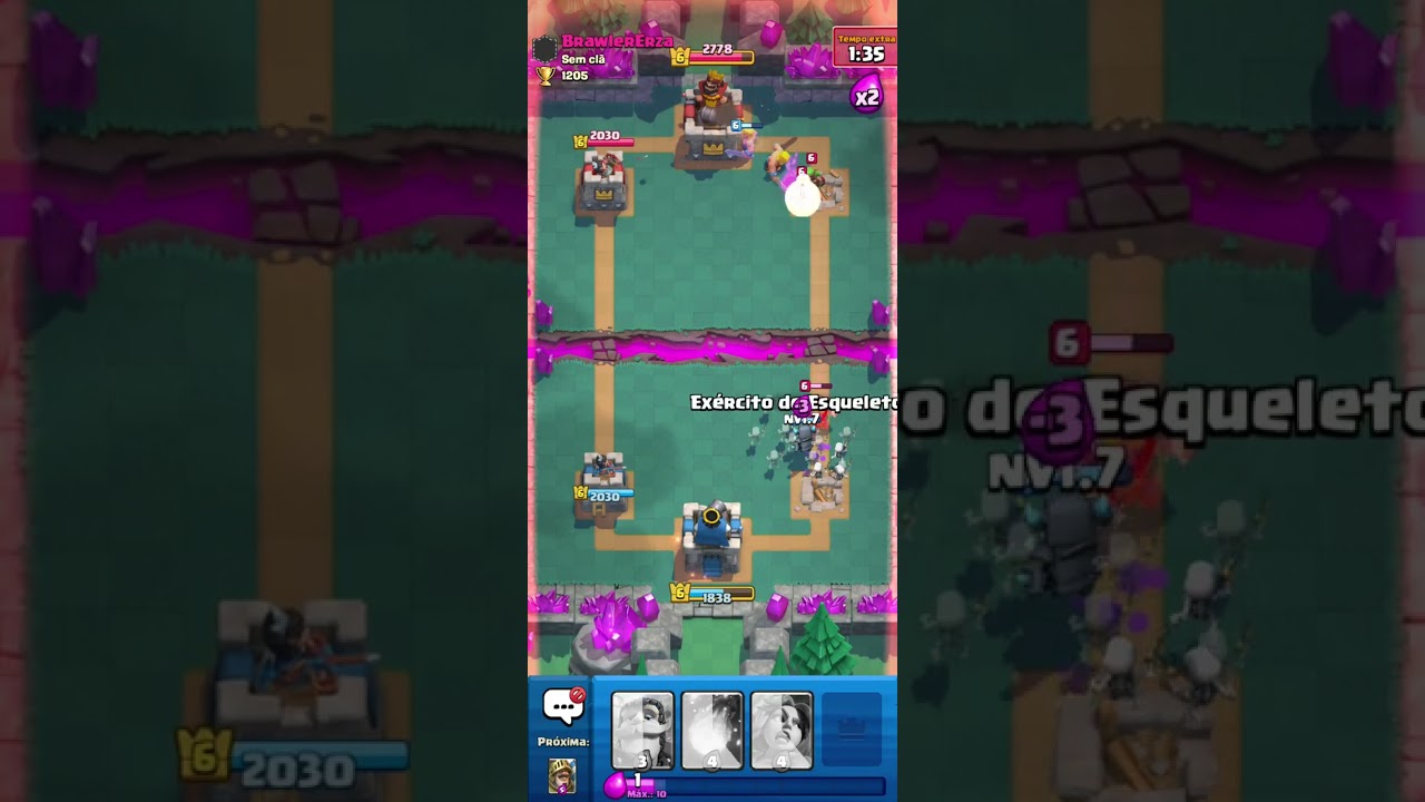 Meus irmãos me obrigaram a jogar clash Royale #legal #clashroyale # quase me ferrei 