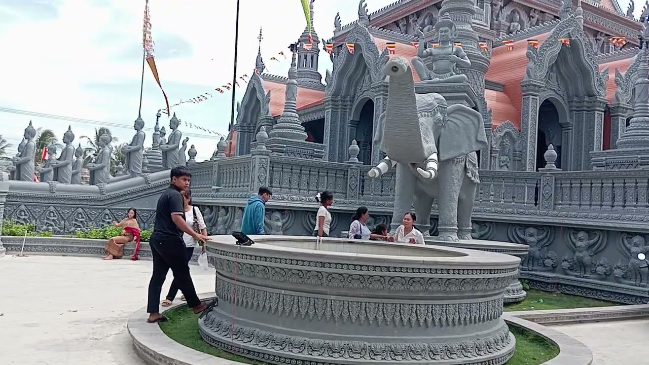 Chánh Điện chùa Sleng.Chas có kiến trúc Độc lạ nhất Trà Vinh