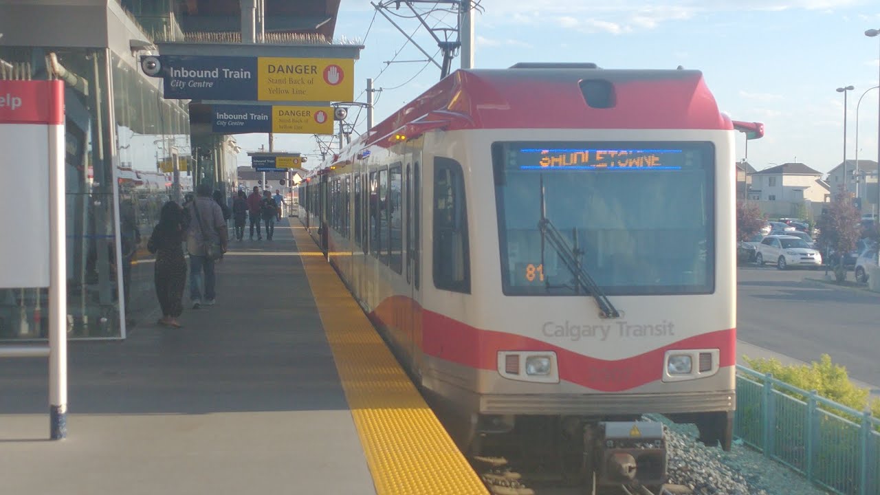 CALGARY CTRAIN: Saddletowne LRT Station   (full station tour)