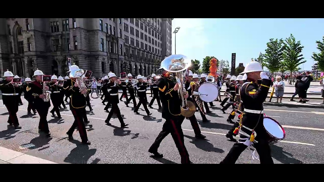 Battle of The Atlantic 80th Anniversary March for The Medals Liverpool 2023