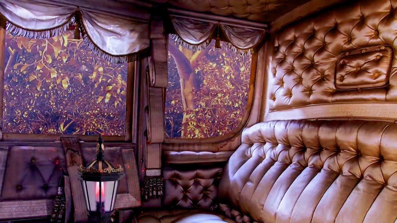 Victorian Carriage Ride Ambience | Through the Haunted Forest | Vampire Spooky Night Sounds ASMR