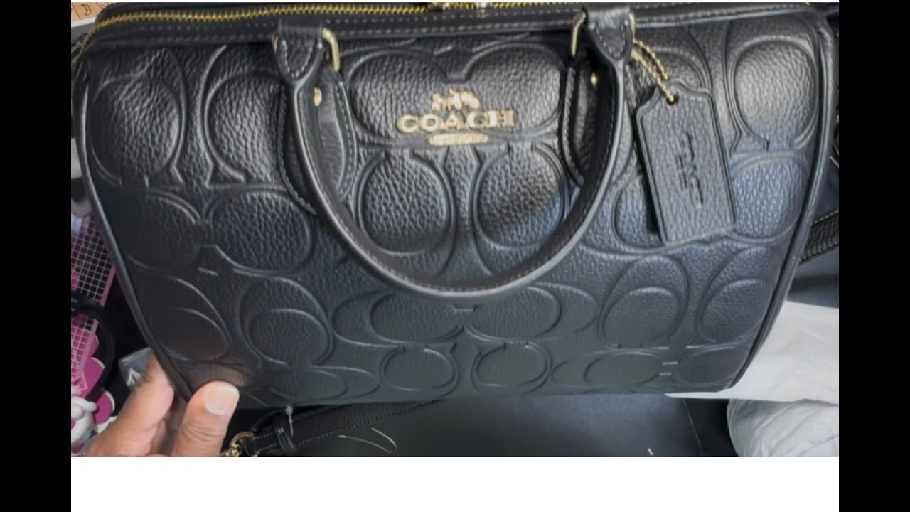 Coach Rowan Large Satchel Bag In Signature Leather unboxing   1/28/26