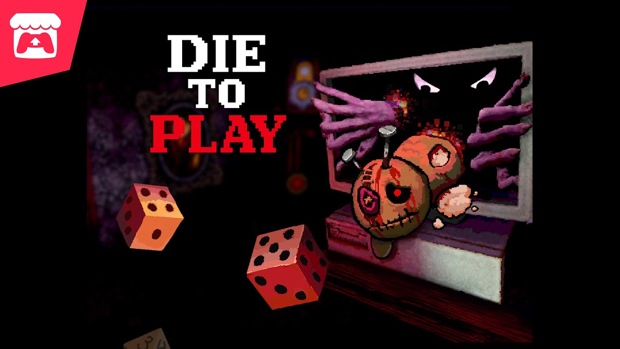 Die to Play - A deckbuilder with dice, set on a retro computer inside a mysterious English mansion!