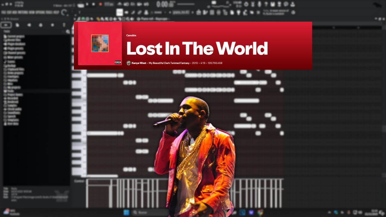 How LOST IN THE WORLD by KANYE WEST was made 98% ACCURATE (FLP IN THE DESCRIPTION)