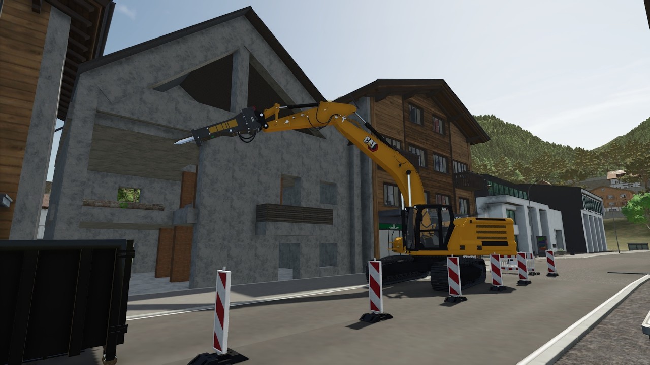 Caterpillar + Demolition =  Great Success!  - Farming Simulator 25 TP