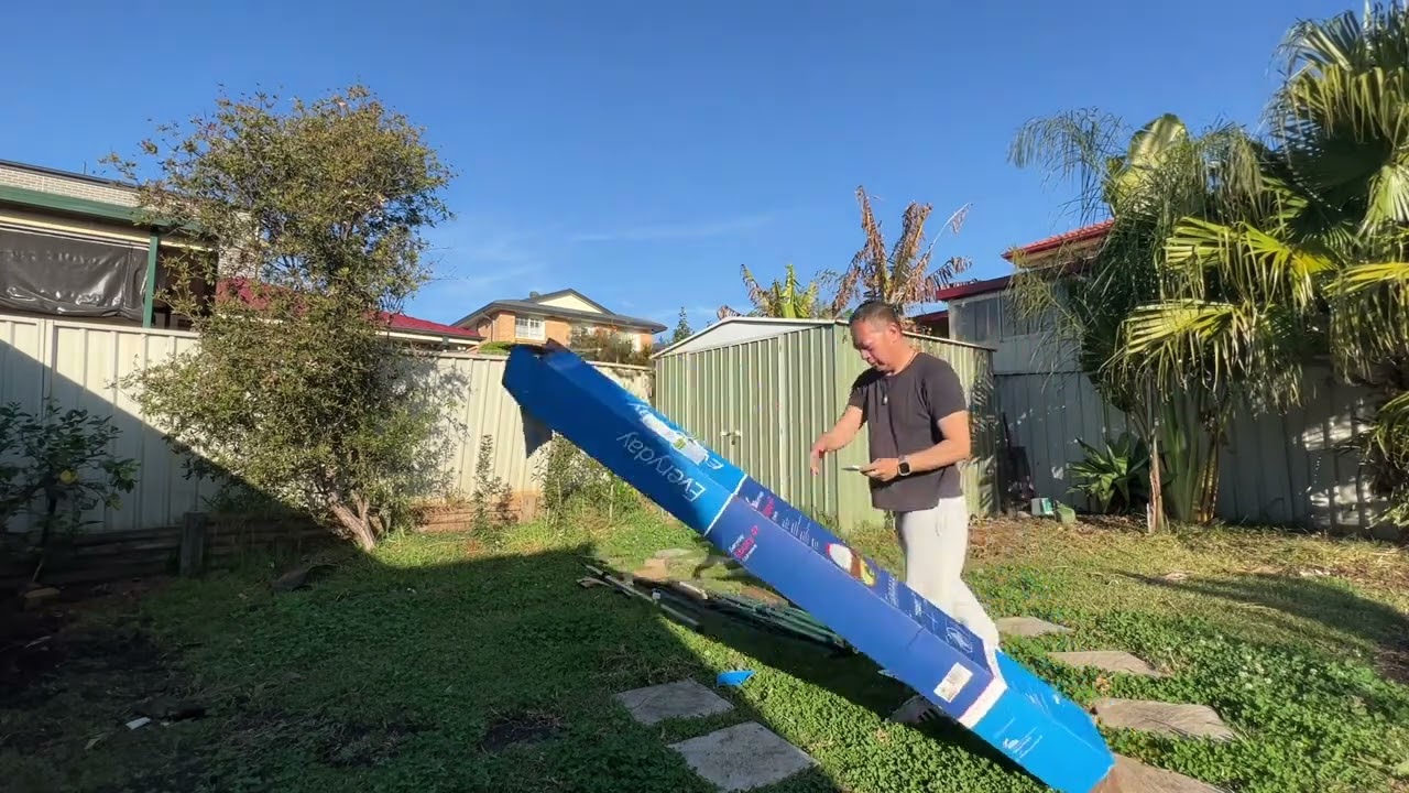 Replacing my old Hills Hoist Clothesline