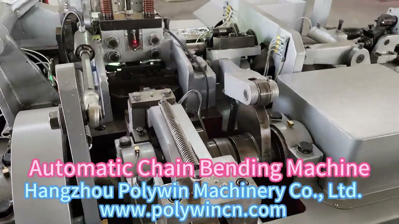 Chain bending machine, making G80 and G100 chains #linkchain #chainmaking #bendingmachine