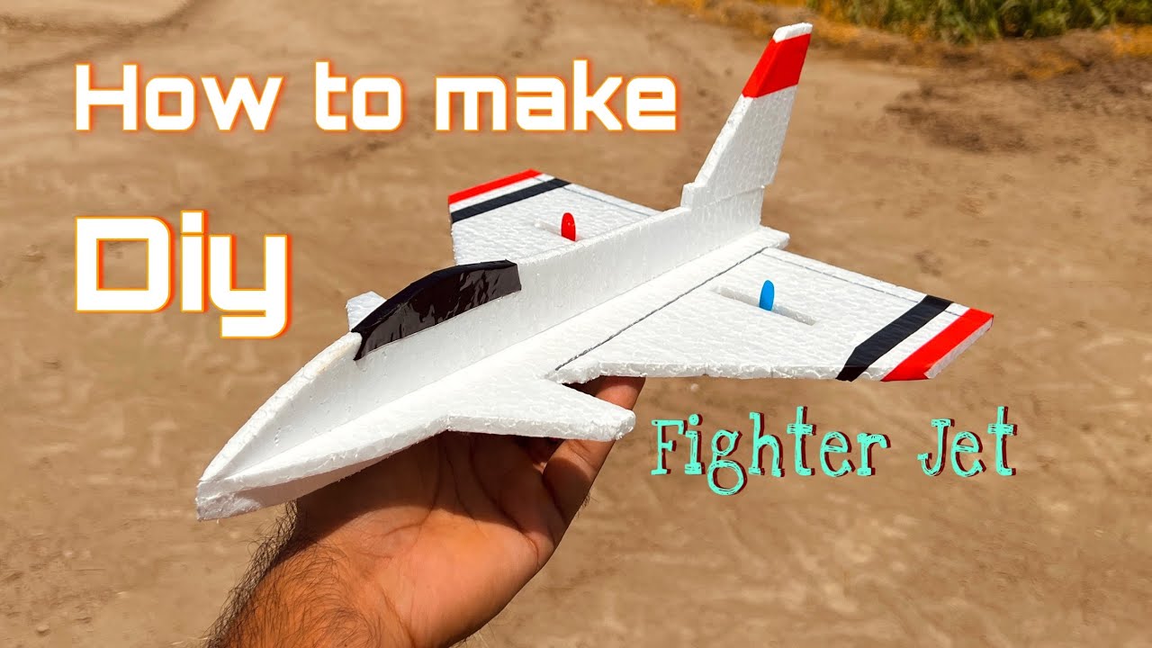 How to make Eurofighter Typhoon Rc Jet at home full build with coreless motor