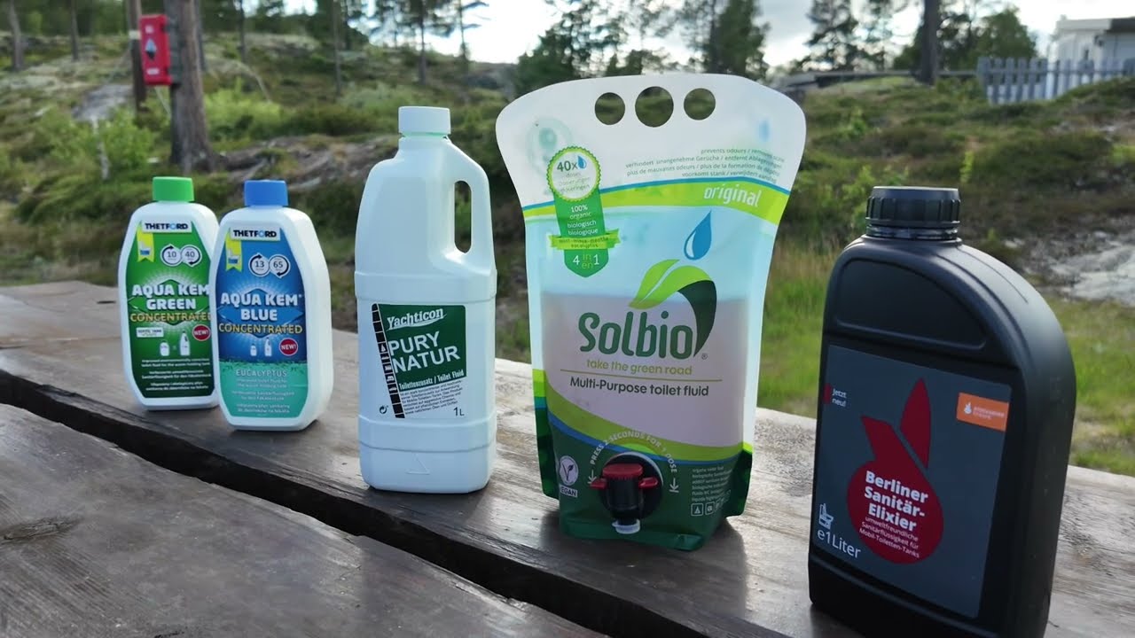 Bio Sanitärflüssigkeiten für Campingtoilette im Test