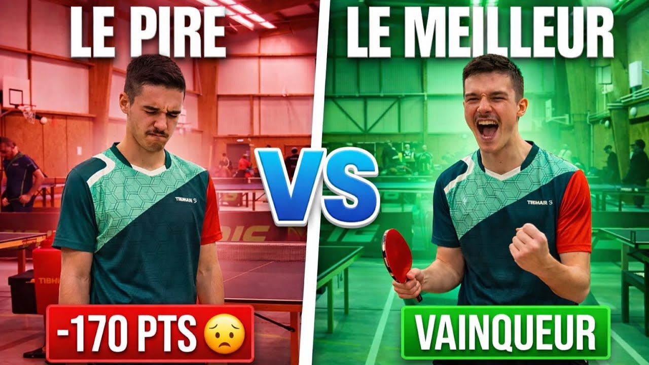 Je suis capable du MEILLEUR comme du PIRE au tournoi régional de Thiaville 🏓