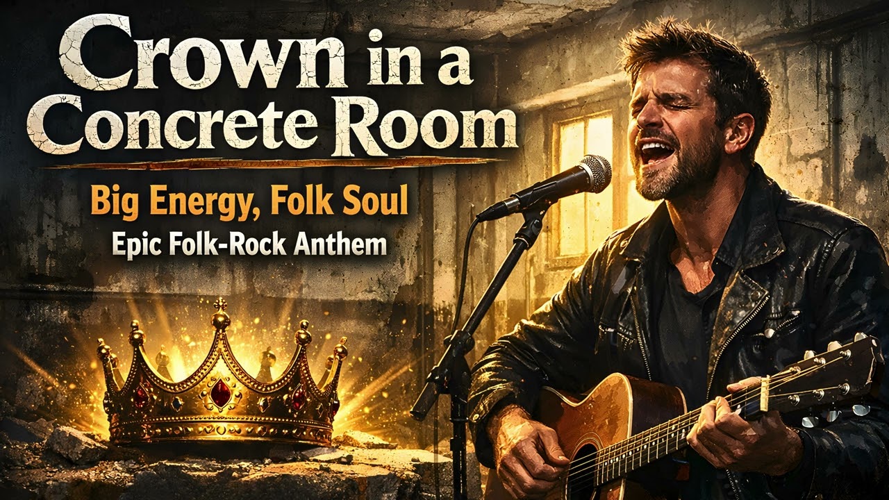 Nikita Zima | Crown in a Concrete Room | Epic Folk Rock Anthem | Powerful & Uplifting | Official