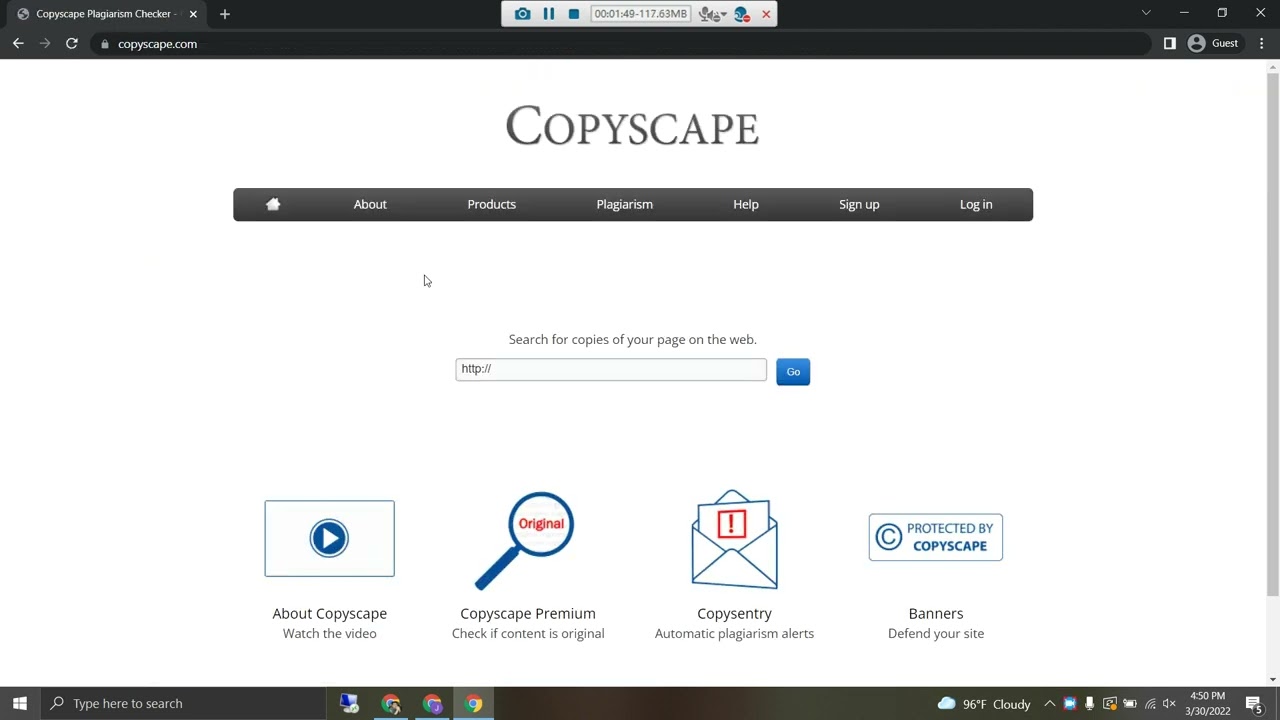 Copyscape || How to check copywrite