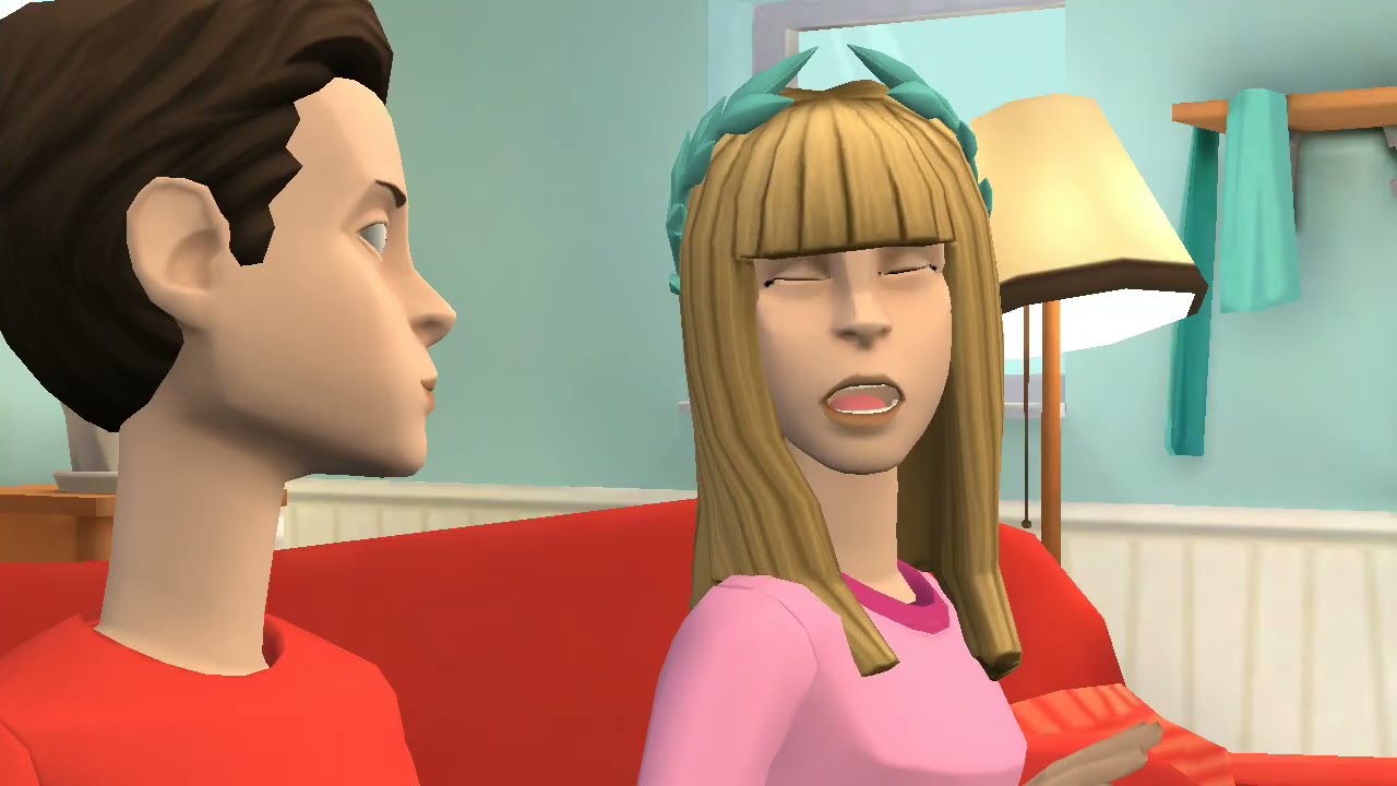 Evil Amber Puts Swear Words On Kids Shows And Gets Arrested And Grounded