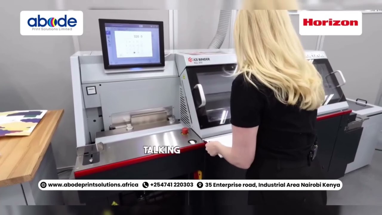 Horizon BQ-300 Perfect Binding Machine | High-Speed, Flawless Book Binding