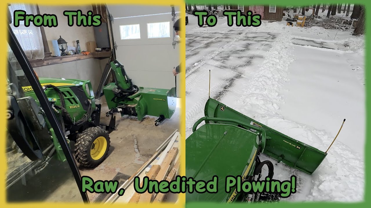 Full Hour of John Deere 1025R Plowing | Raw Unedited Plowing!