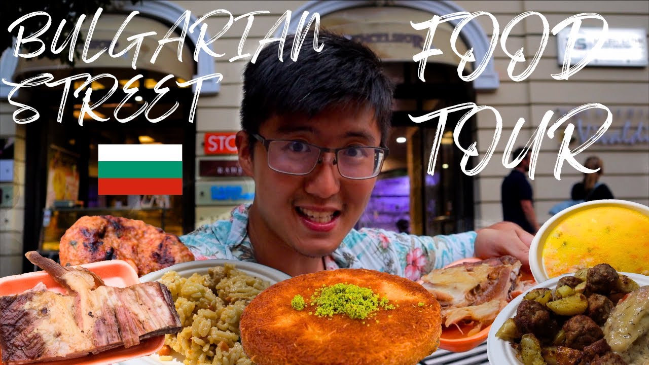 BULGARIAN STREET FOOD TOUR - THE BEST PORK RIBS EVER!! Trying out local food in Plovdiv, Bulgaria!
