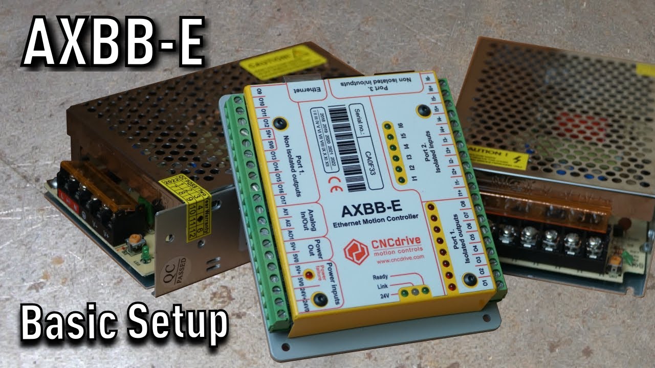Ethernet-контроллер ЧПУ AXBB-E №1, базовая настройка