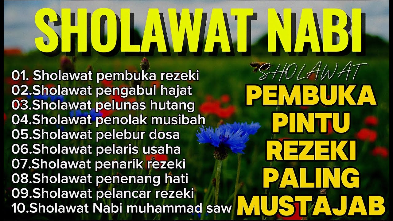 SHOLAWAT NABI MUSTAJAB | PEMBUKA PINTU REZEKI & KETENANGAN JIWA, SOLAWAT JIBRIL MERDU PALING DAHSYAT