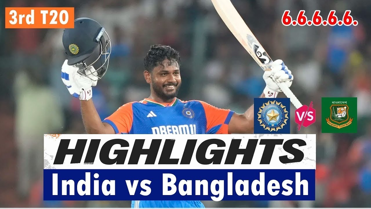 India vs Bangladesh highlights 3rd T20 match