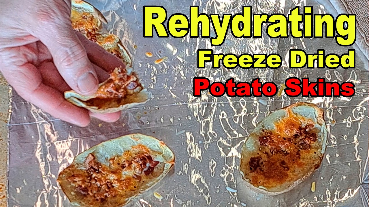 Freeze Dried Potato Skins - Rehydration Test