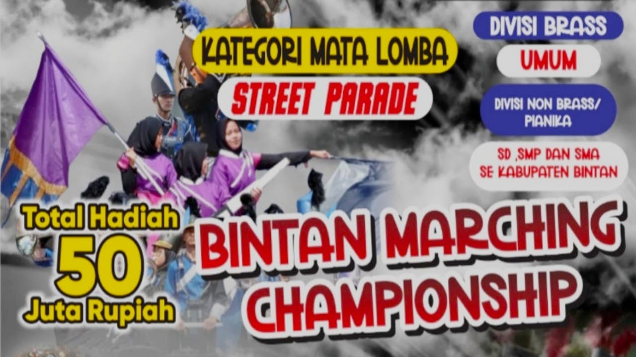 lomba marching band street parade kabupaten Bintan part 2