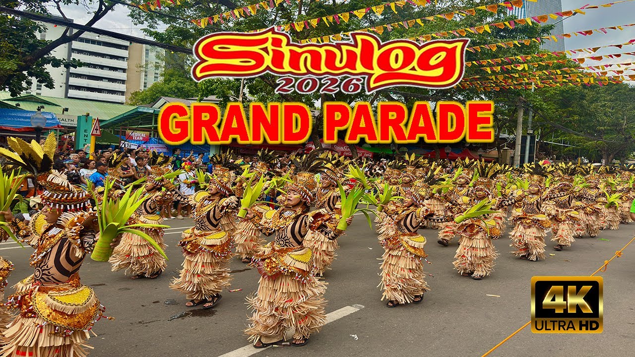 SINULOG FESTIVAL Grand Parade 2026 | PART 1 - CEBU CITY PHILIPPINES