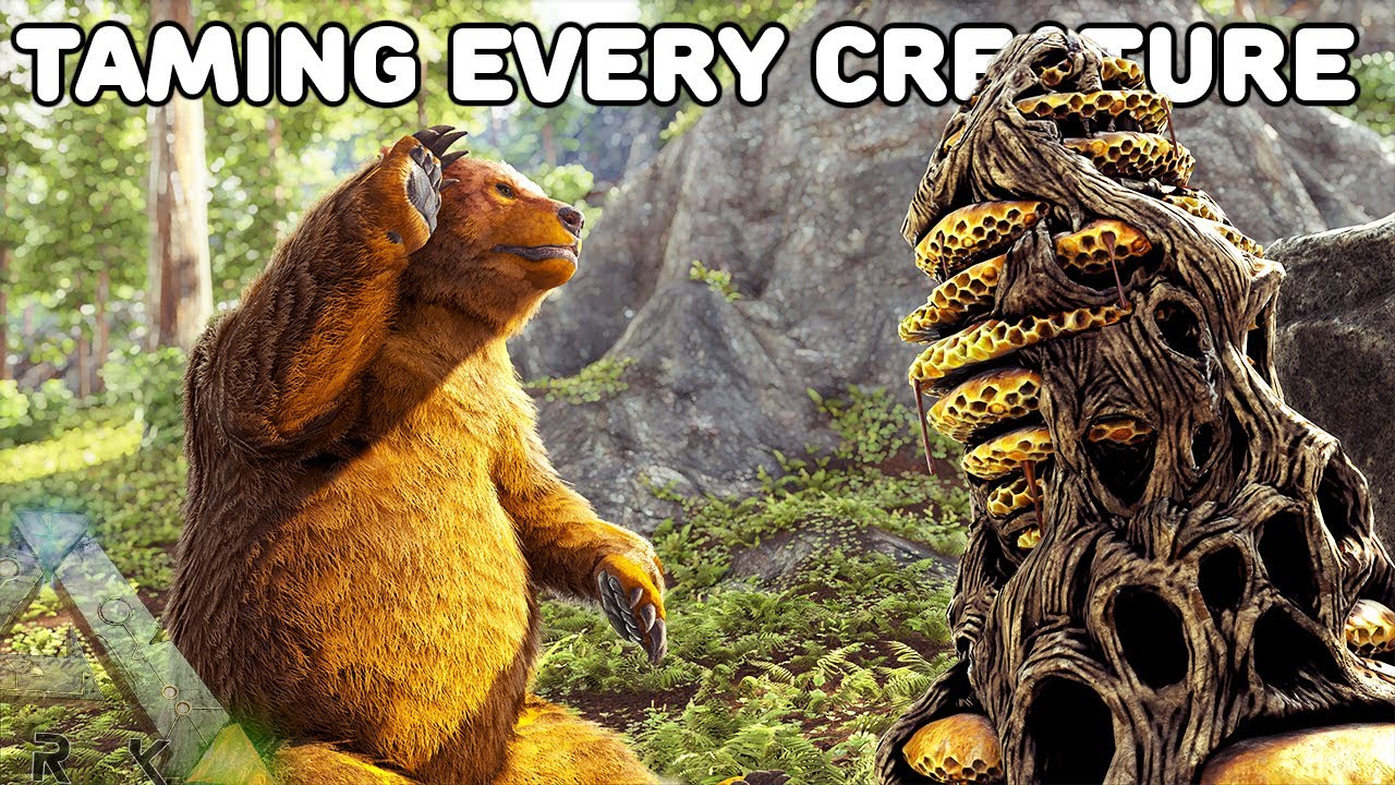 TAMING EVERY CREATURE IN ARK | DIREBEAR | ARK SURVIVAL EVOLVED EP29