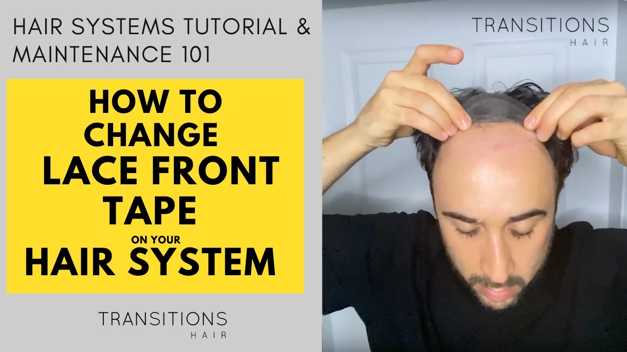 How to Change the Tape On Your Lace Front Hair System at Home Tutorial - Maintenance Tips  Australia