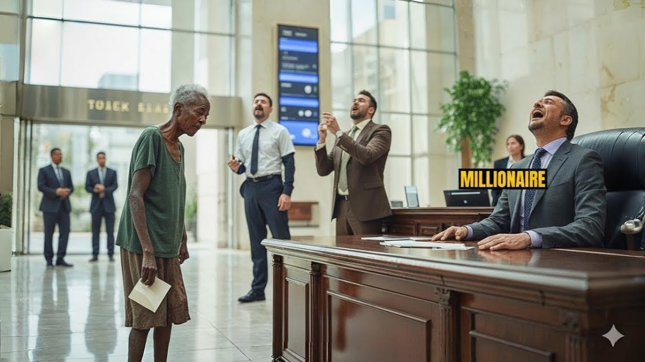 “I JUST WANNA CHECK MY BALANCE”—SAID THE 90 yo BLACK WOMAN.Millionaire Laughed…TIL HE SAW THE SCREEN