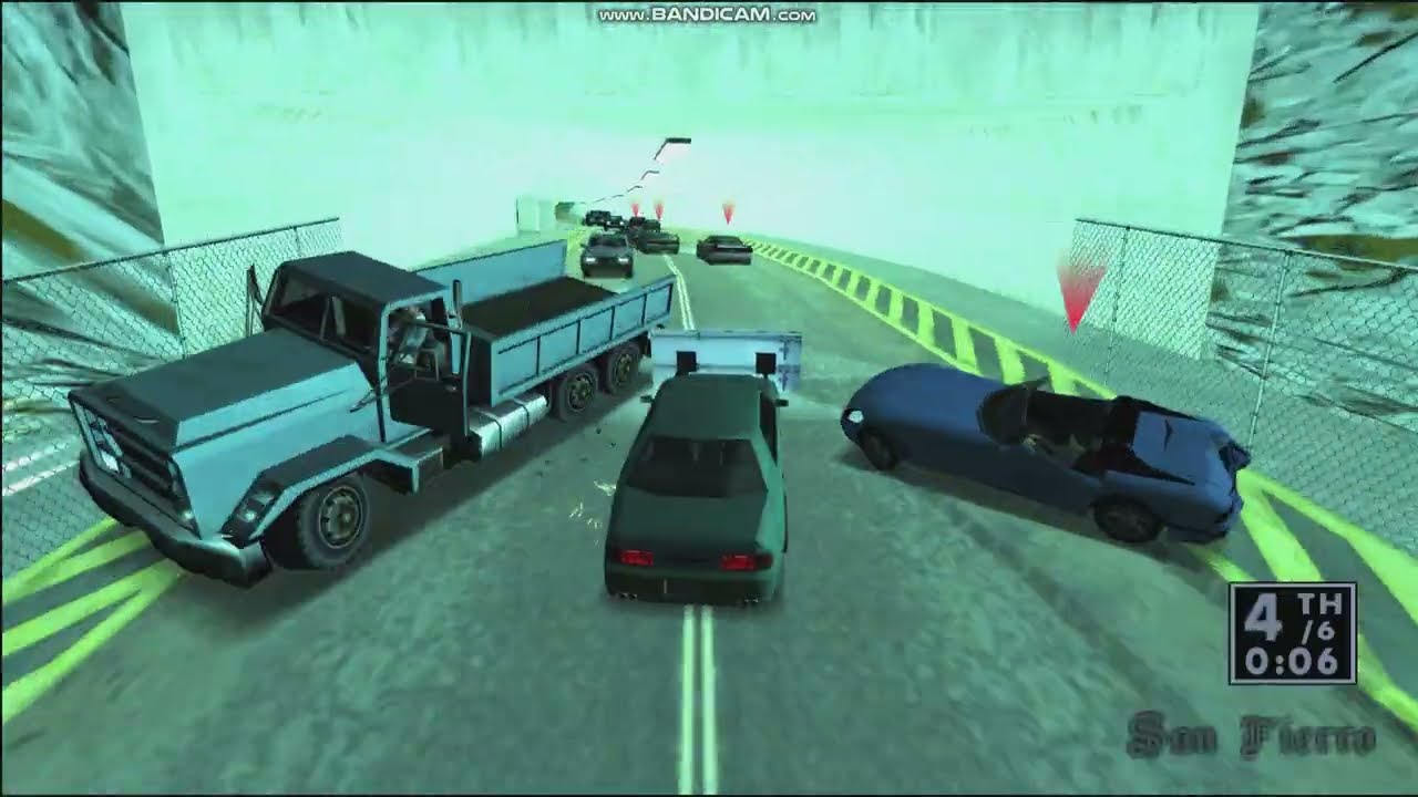 GTA SA San Fierro Races with Vehicle Deformation Rampage