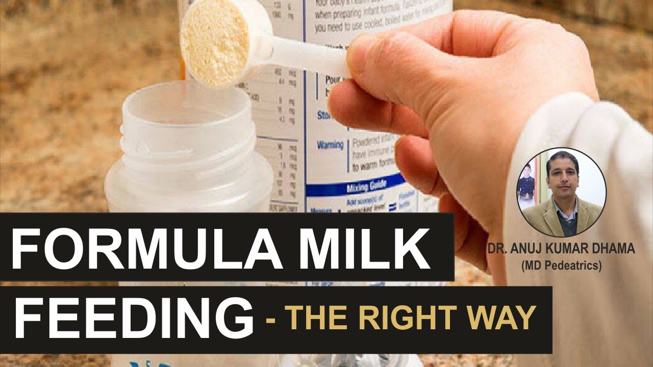 Perfect guide for Formula Milk Feeding | How to formula feed a newborn baby - Dr. Anuj Dhama