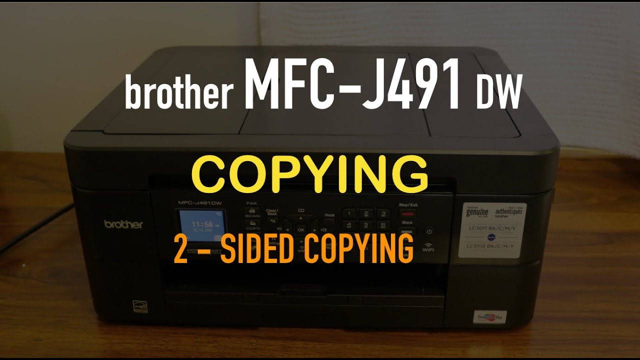 Brother MFC J491dw 2 Sided Copy review !!