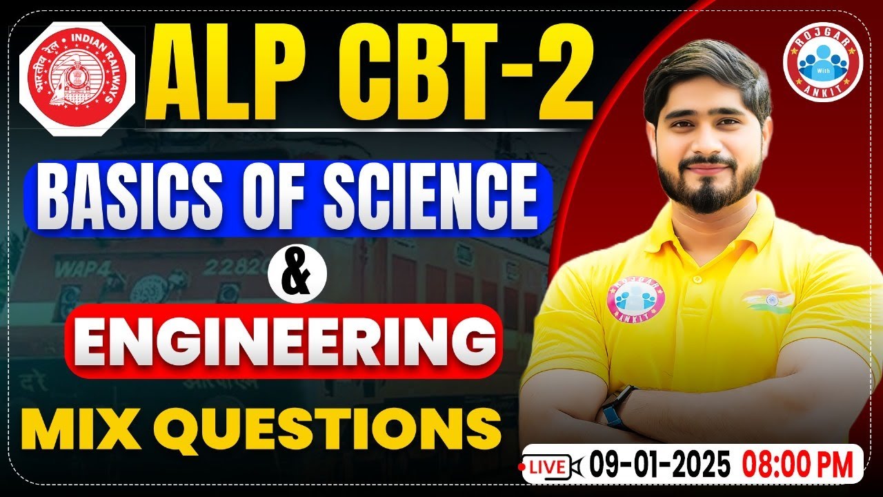 RRB ALP CBT 2 | ALP CBT 2 Science & Engineering | Mix Questions | RRB ALP Class by Dharmendra Sir