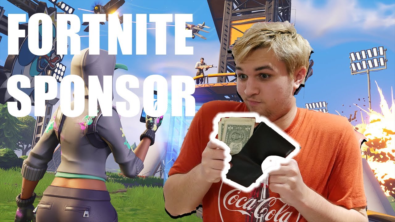 I SPONSORED a FORTNITE YouTuber