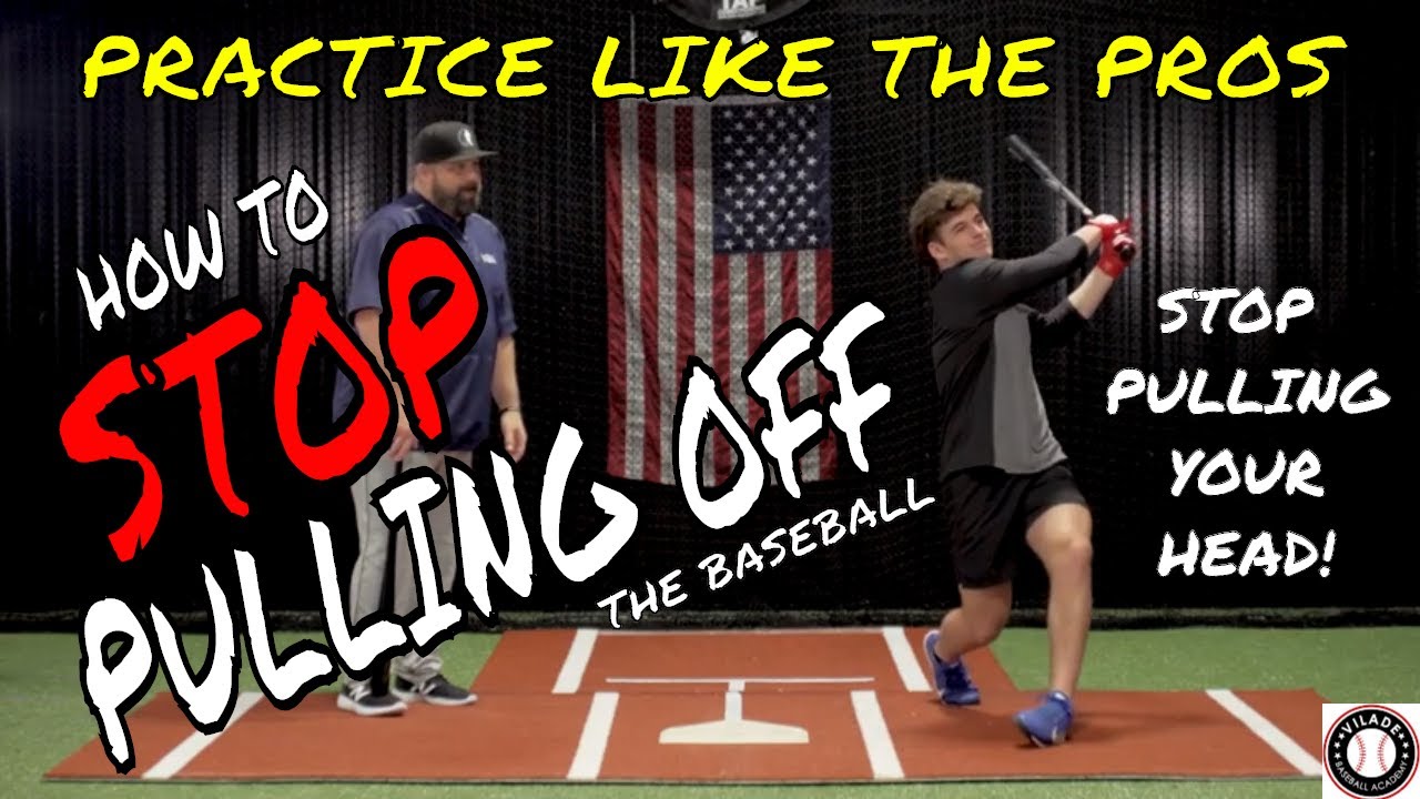 STOP Pulling your head! - How to stop pulling off the baseball