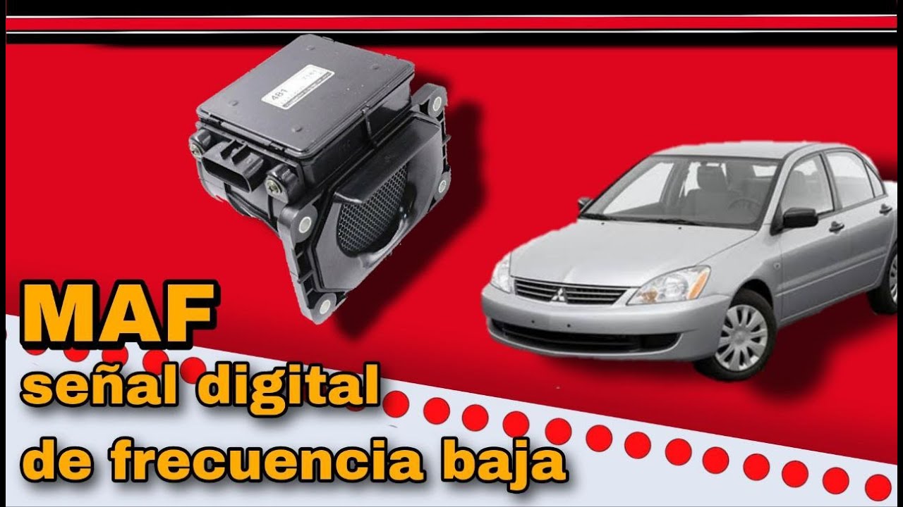 Mitsubishi lancer 2005,verificar señal digital sensor MAF ,IAT y barométrica