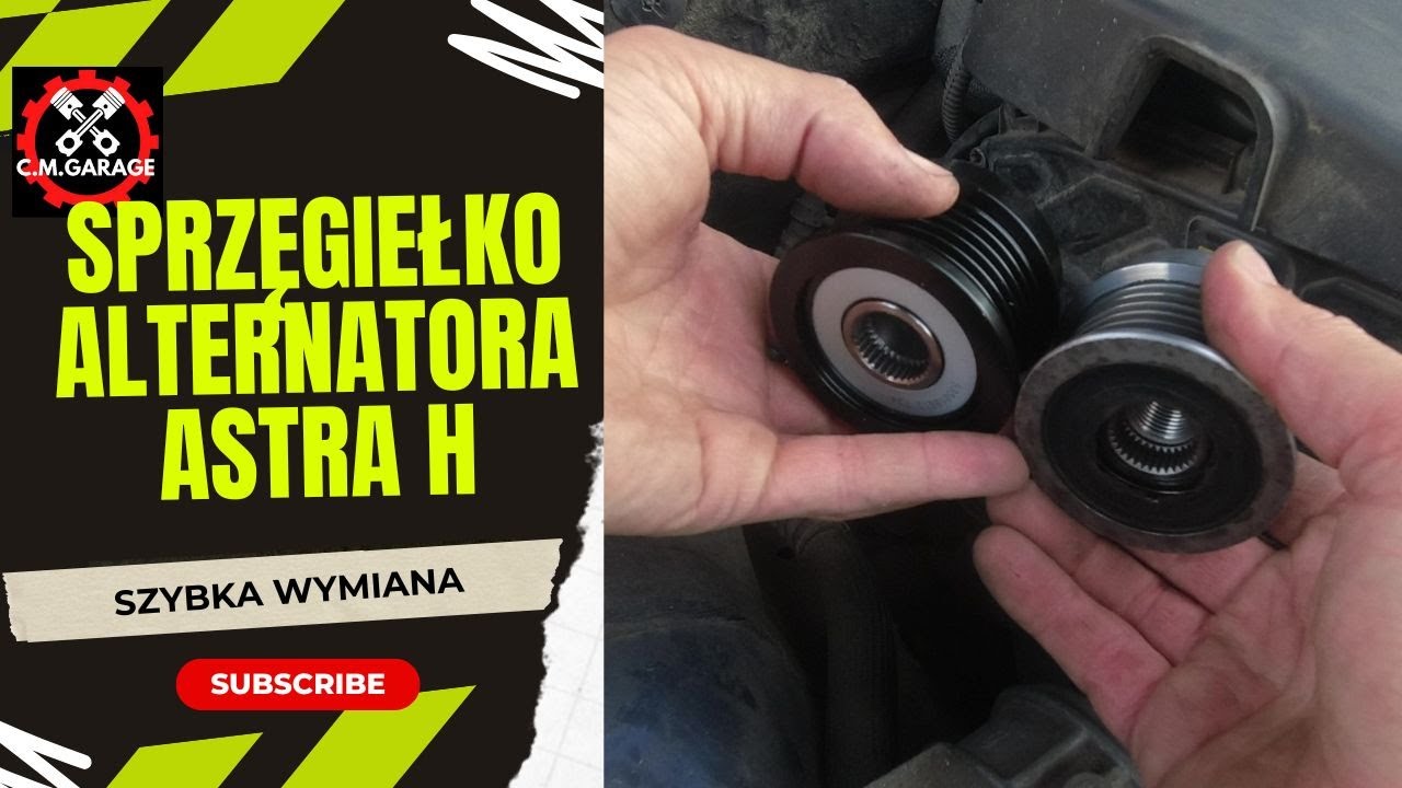 Astra H 1,9 CDTi Zafira Wymiana Sprzęgła Alternatora Po Raz Drugi.