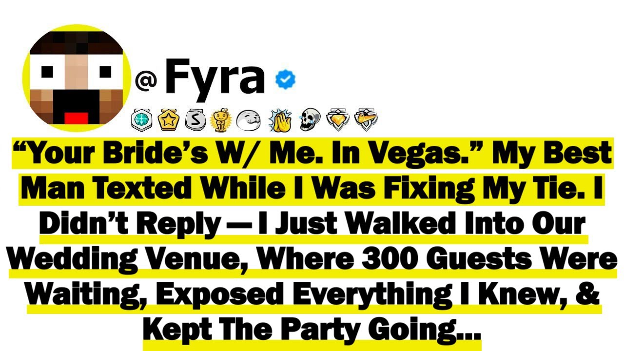 “Your Bride’s With Me. In Vegas” My Best Man Texted While I Was Fixing My Tie. I Didn’t Reply—I Just