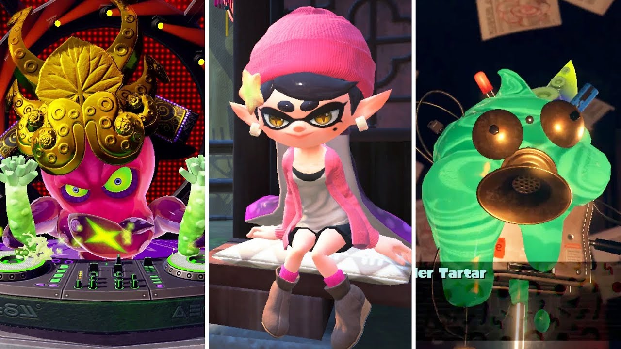 Evolution of Final Bosses & Endings in Splatoon (2015-2018)