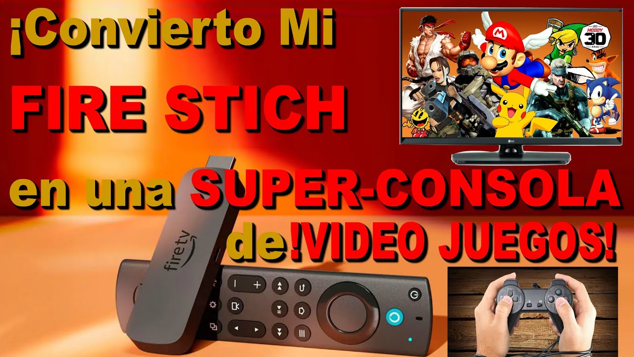 !CONVIERTO MI FIRE STICK EN UNA SUPER-CONSOLA DE JUEGOS!