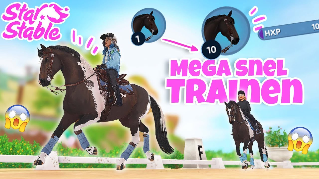 IN 10 MINUTEN VAN LVL 1 NAAR LVL 10 MET DE NIEUWE KWPN PAARDEN? | SSO (nl) | wolfxjessy