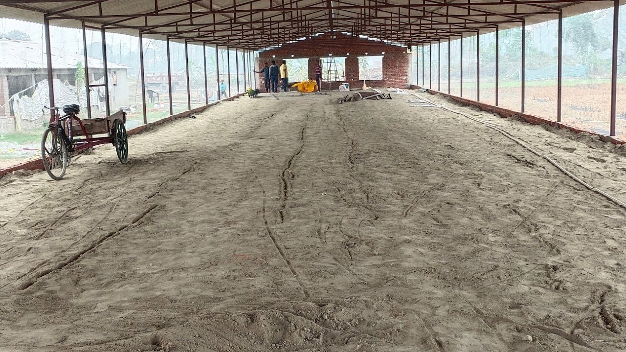 168×30 ft Poultry farm Construction work final|| EC shed|| KS Poultry||