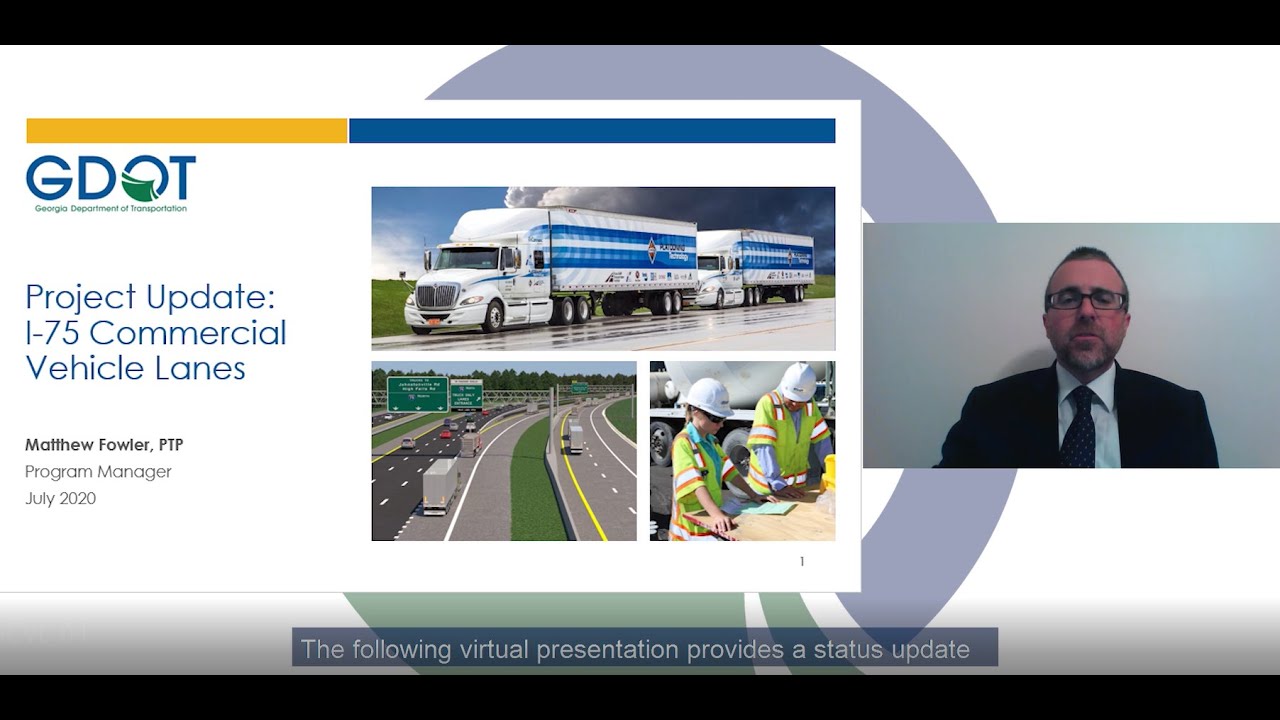 I-75 Commercial Vehicle Lanes Project Status updates